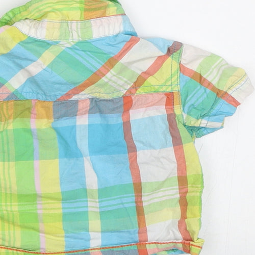 NEXT Baby Multicoloured Check  Basic Button-Up Size 3-6 Months