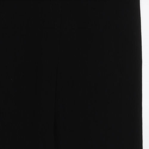 Gold Womens Black   Trousers  Size 14 L28 in