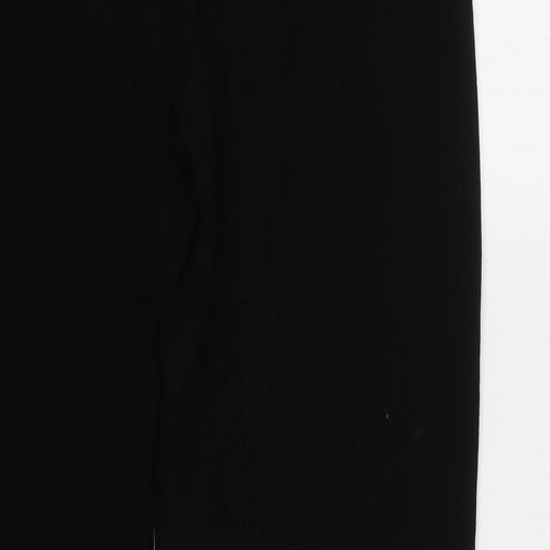 Gold Womens Black   Trousers  Size 14 L28 in