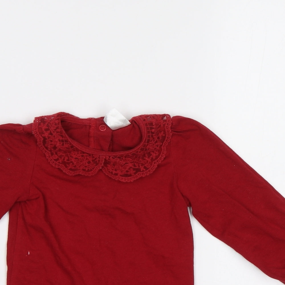 H&M Baby Red   Babygrow One-Piece Size 12-18 Months