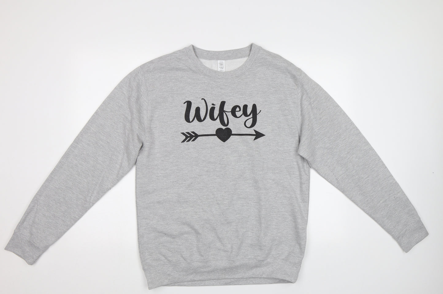 Preworn Womens Grey   Pullover Sweatshirt Size M