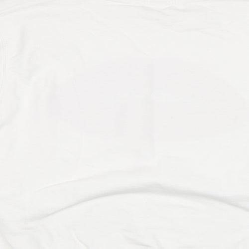 Preworn Womens White   Pullover Sweatshirt Size M  - Lips
