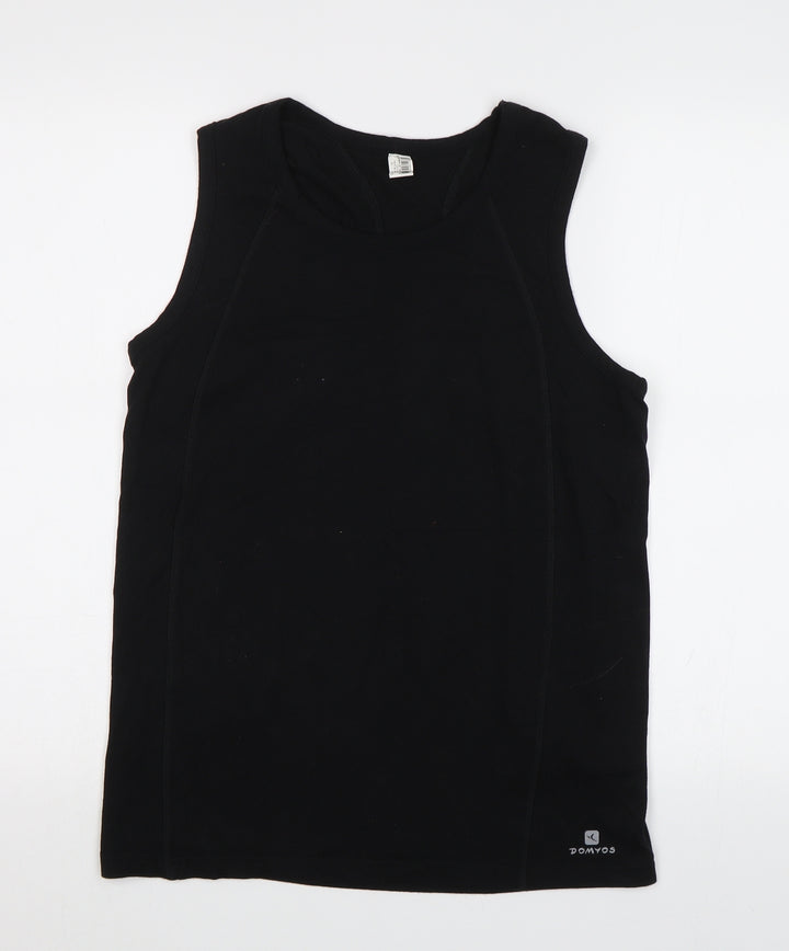 DOMYOS Womens Black   Basic Tank Size L