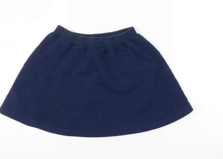 Nutmeg Girls Blue Polka Dot  A-Line Skirt Size 5-6 Years