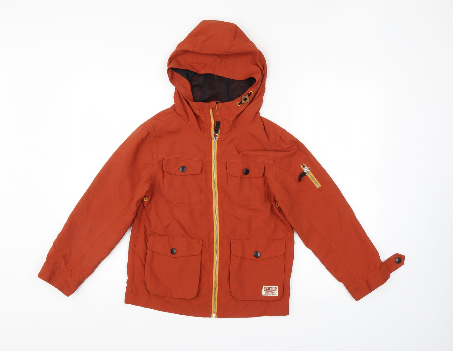 Next  Boys Orange   Jacket  Size 8 Years