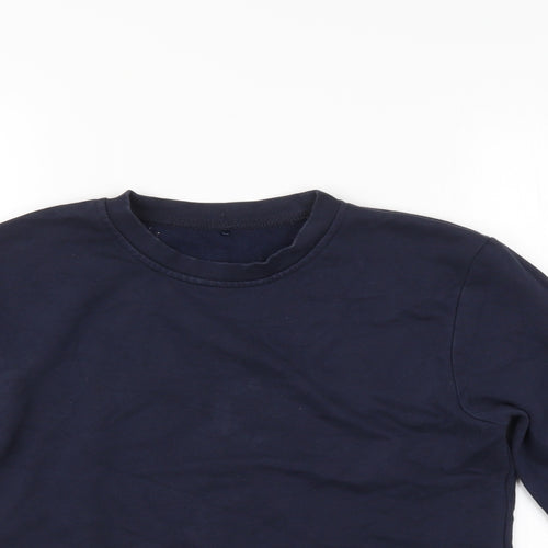 George Boys Blue   Henley Sweatshirt Size 11-12 Years