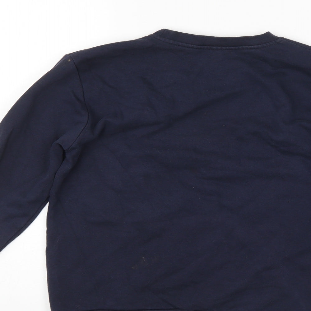 George Boys Blue   Henley Sweatshirt Size 11-12 Years