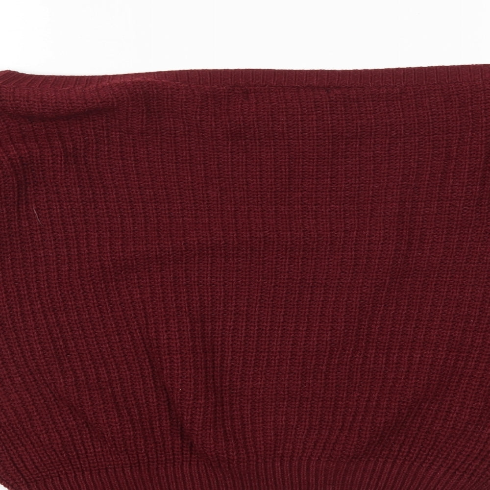 Missguided Womens Purple   Pullover Jumper Size S