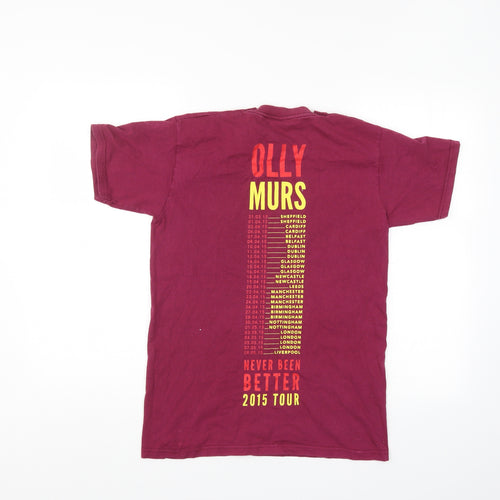 Fruit of the Loom Womens Purple   Basic T-Shirt Size S