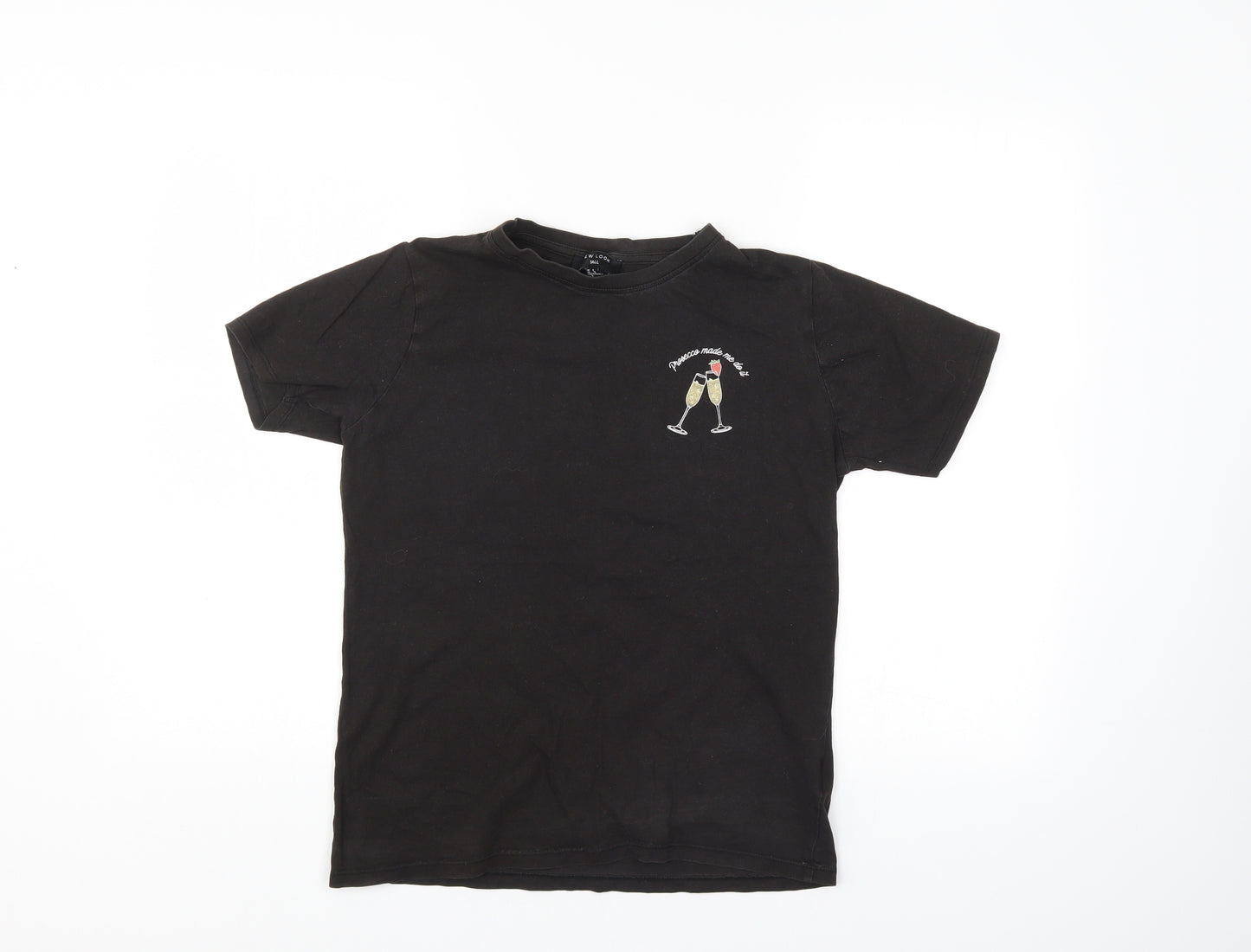 New Look Womens Brown   Basic T-Shirt Size 8