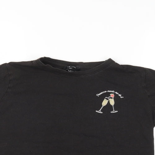 New Look Womens Brown   Basic T-Shirt Size 8