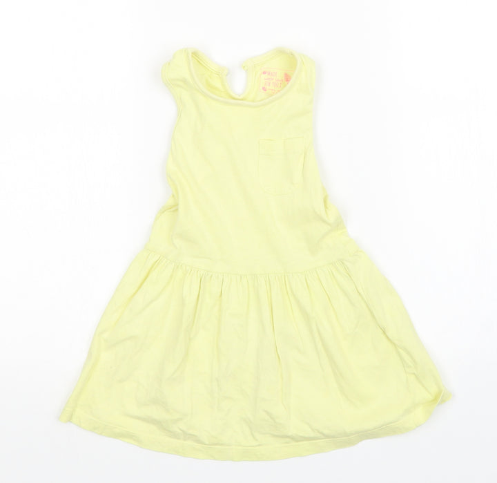 Young Dimension Girls Yellow A-Line Size 2 Years