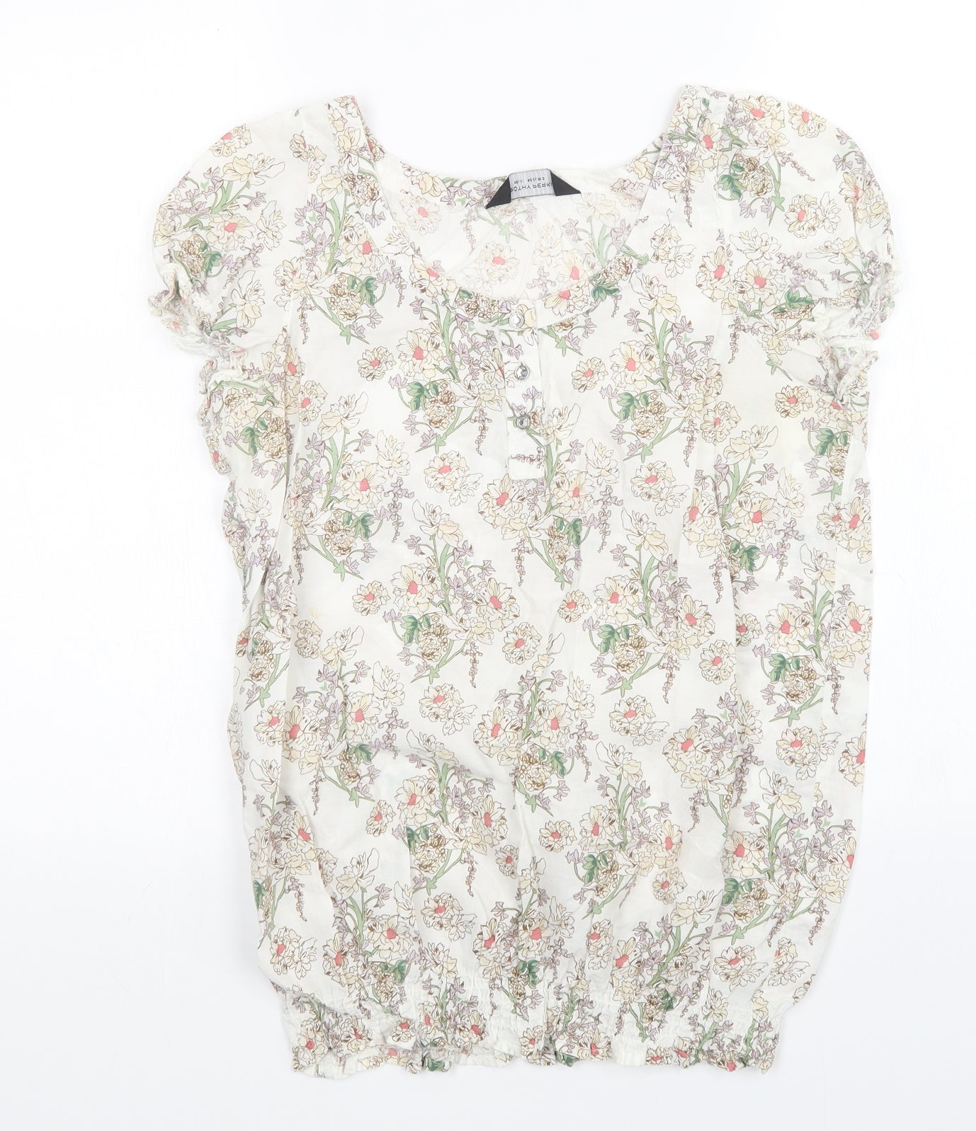 Dorothy Perkins Womens Multicoloured Floral  Basic Blouse Size 12