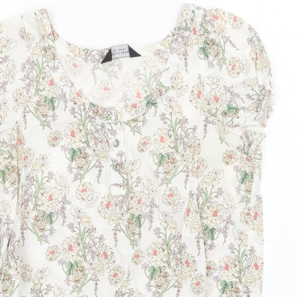 Dorothy Perkins Womens Multicoloured Floral  Basic Blouse Size 12