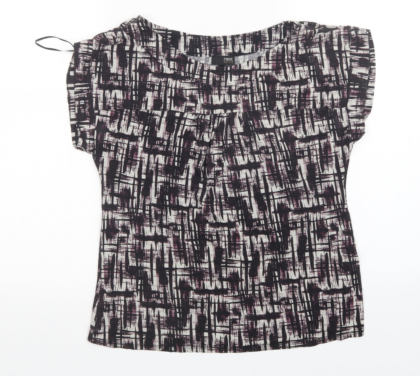 NEXT Womens Multicoloured Geometric  Basic T-Shirt Size 14