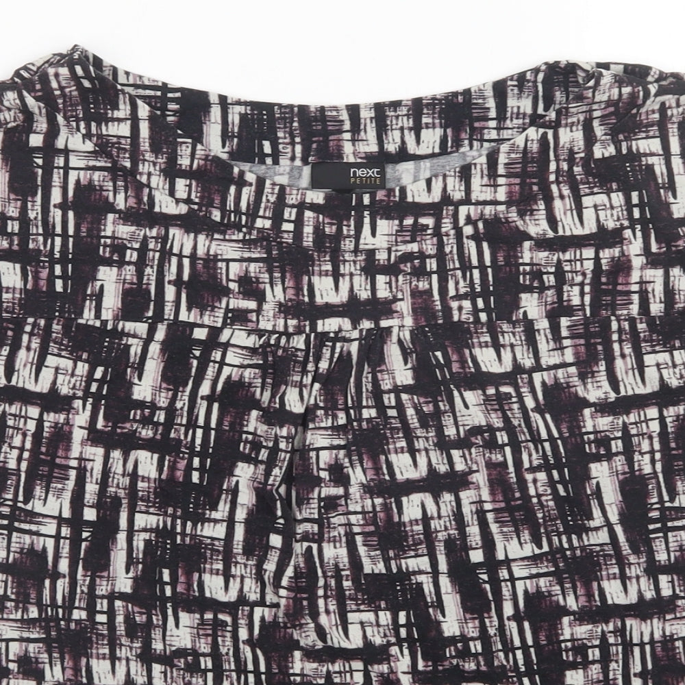 NEXT Womens Multicoloured Geometric  Basic T-Shirt Size 14