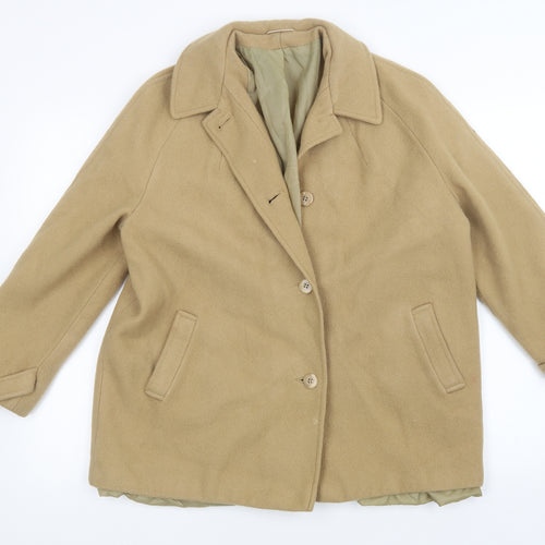 Preworn Womens Beige   Jacket Coatigan Size 18
