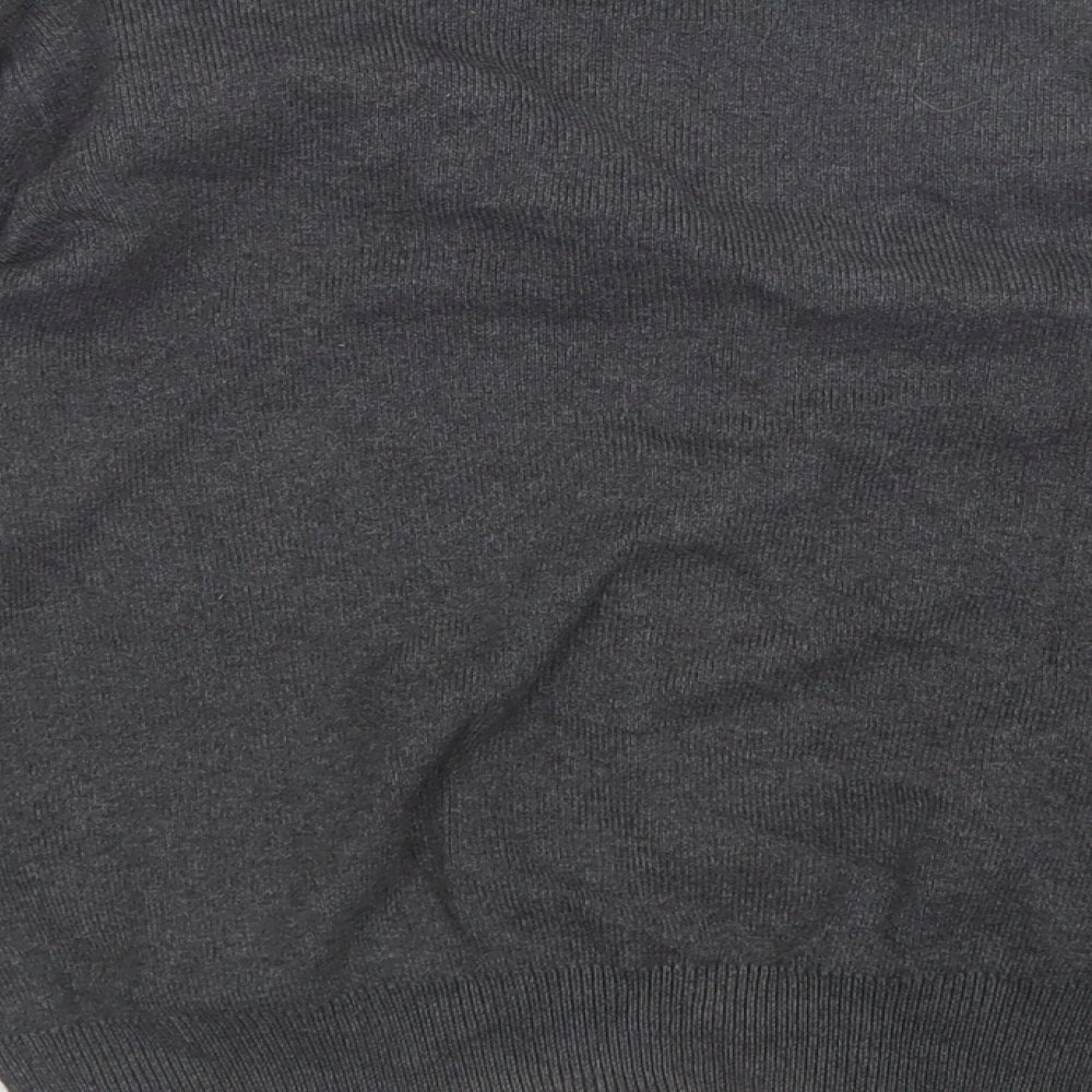 M&S Girls Grey   Cardigan Jumper Size 9-10 Years