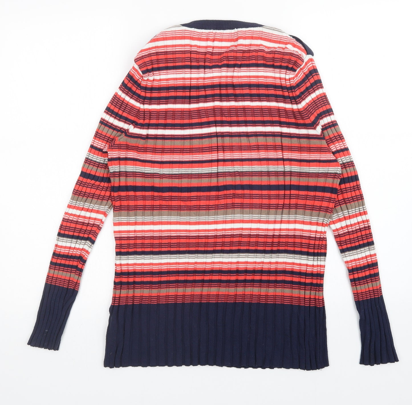 NEXT Womens Multicoloured Striped  Pullover Jumper Size 16