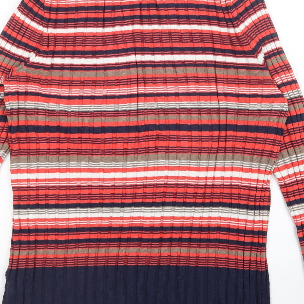 NEXT Womens Multicoloured Striped  Pullover Jumper Size 16