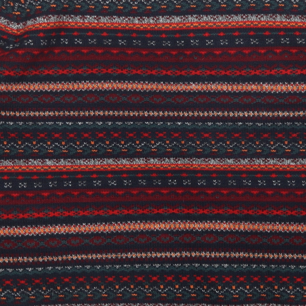 George Mens Multicoloured Striped  Pullover Jumper Size XL