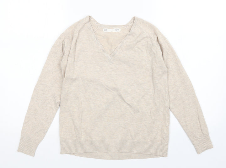 Sfera Womens Beige   Pullover Jumper Size M