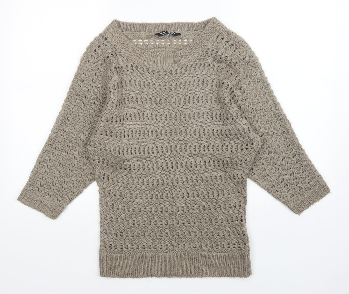 Select Womens Brown   Pullover Jumper Size 10