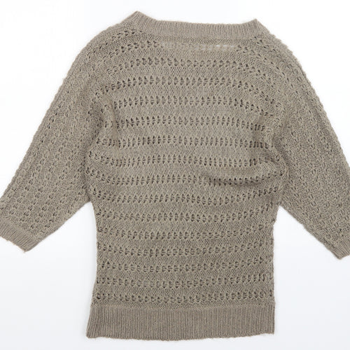 Select Womens Brown   Pullover Jumper Size 10
