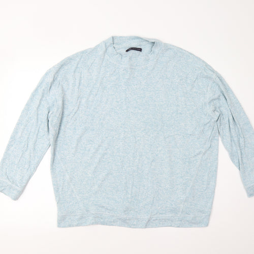 M&S Womens Blue   Pullover Jumper Size 16