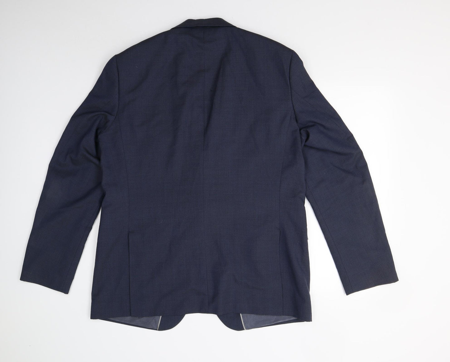 M&S Mens Blue   Jacket Suit Jacket Size 44
