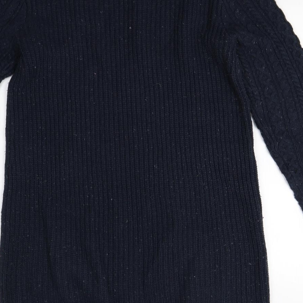 Primark Womens Blue  Knit Jumper Dress  Size 12