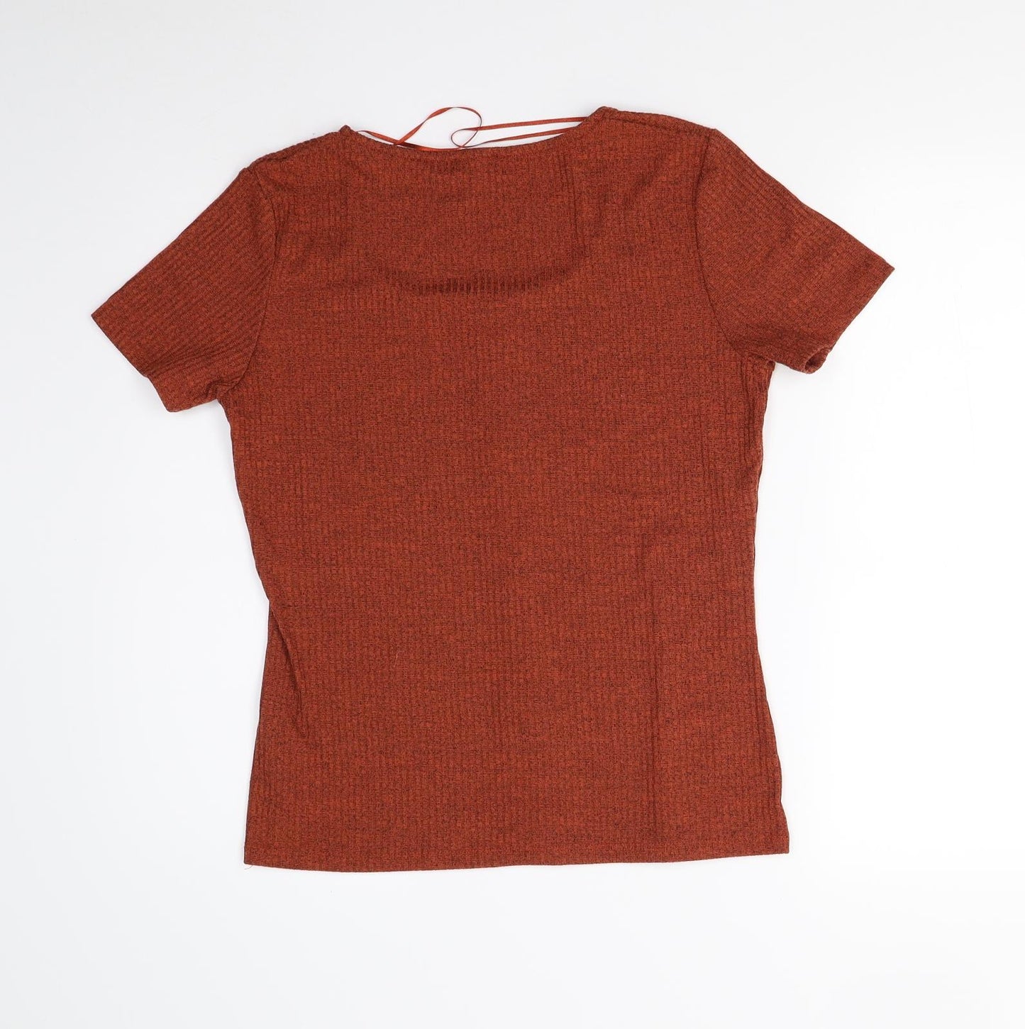 Payaya Womens Orange   Basic T-Shirt Size 12