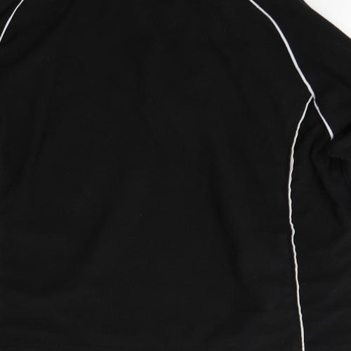 Sportswear International Womens Black  Fleece Henley Jumper Size 6