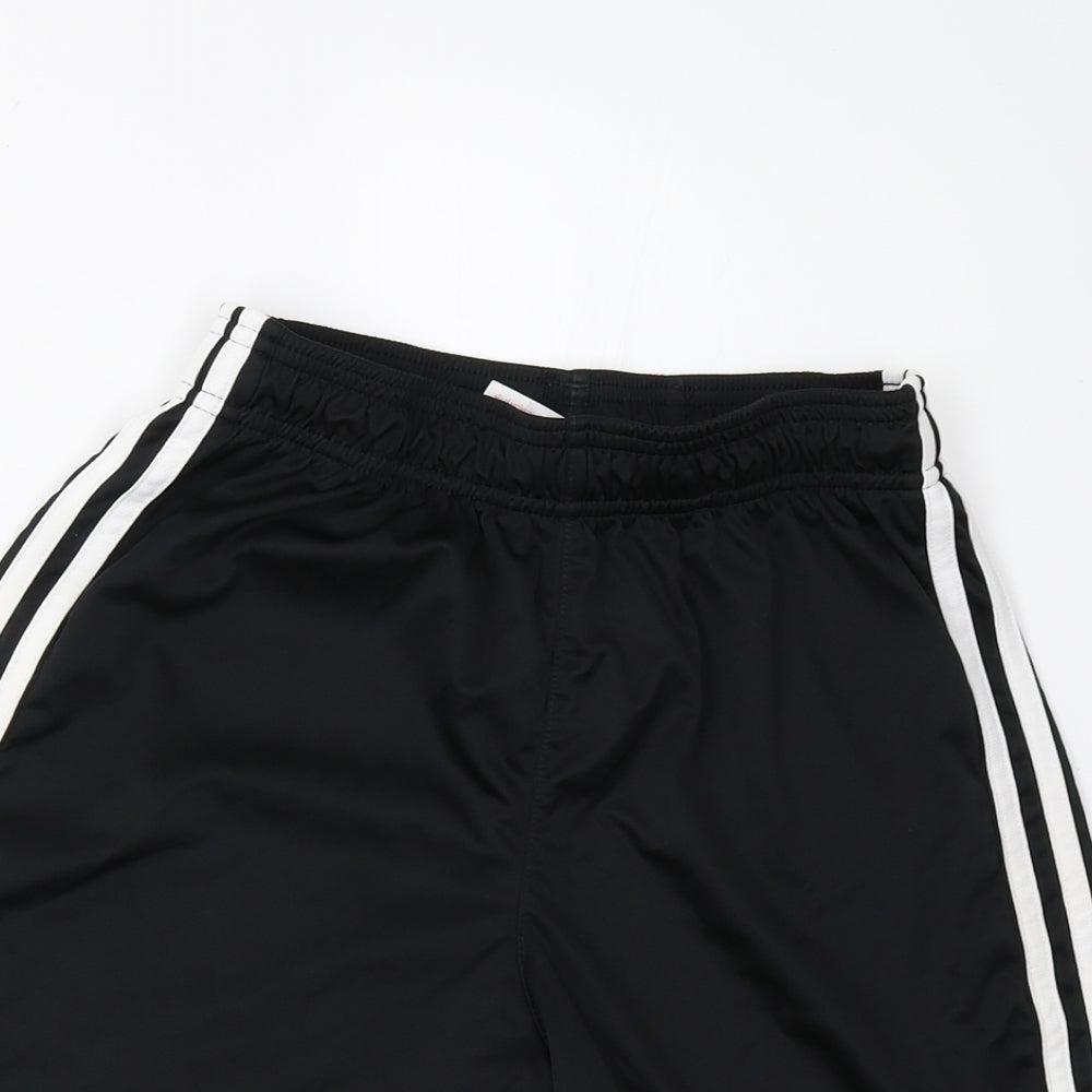 adidas Boys Black   Sweat Shorts Size 13-14 Years