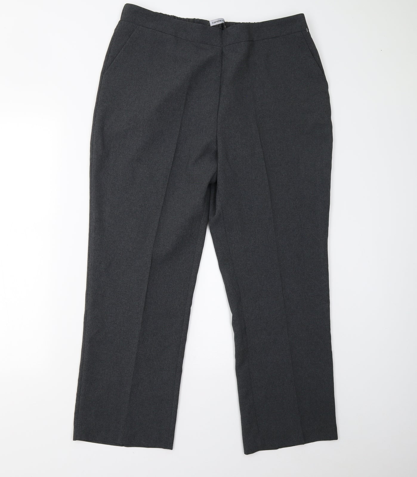 Preworn Womens Grey   Trousers  Size 16 L27 in