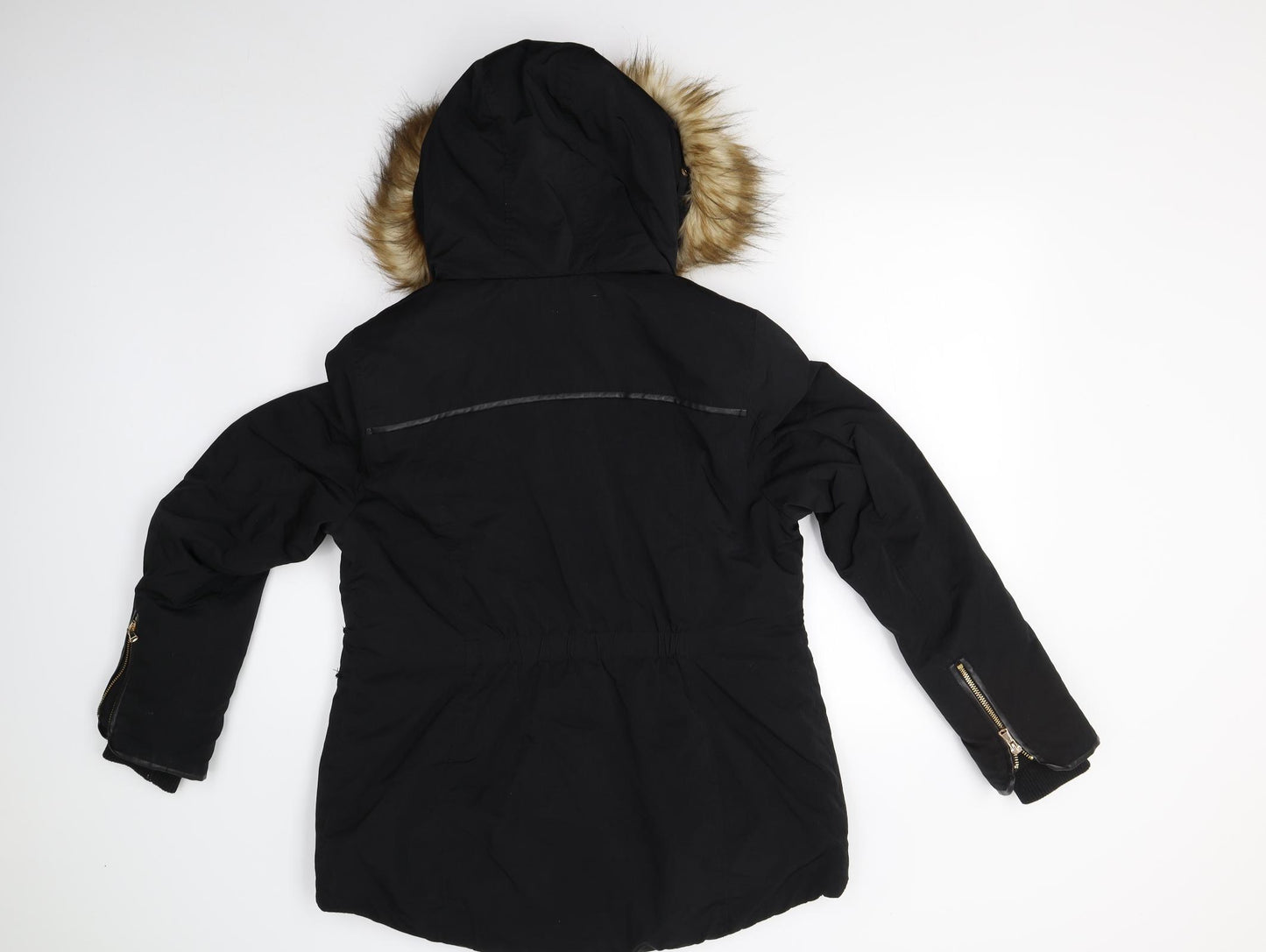 Phase Eight Womens Black   Overcoat Coat Size 14