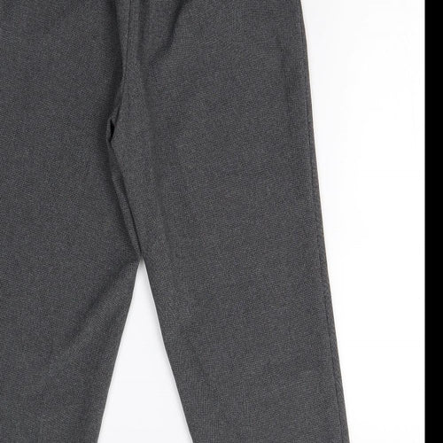BM Collection Womens Grey   Trousers  Size 12 L25 in