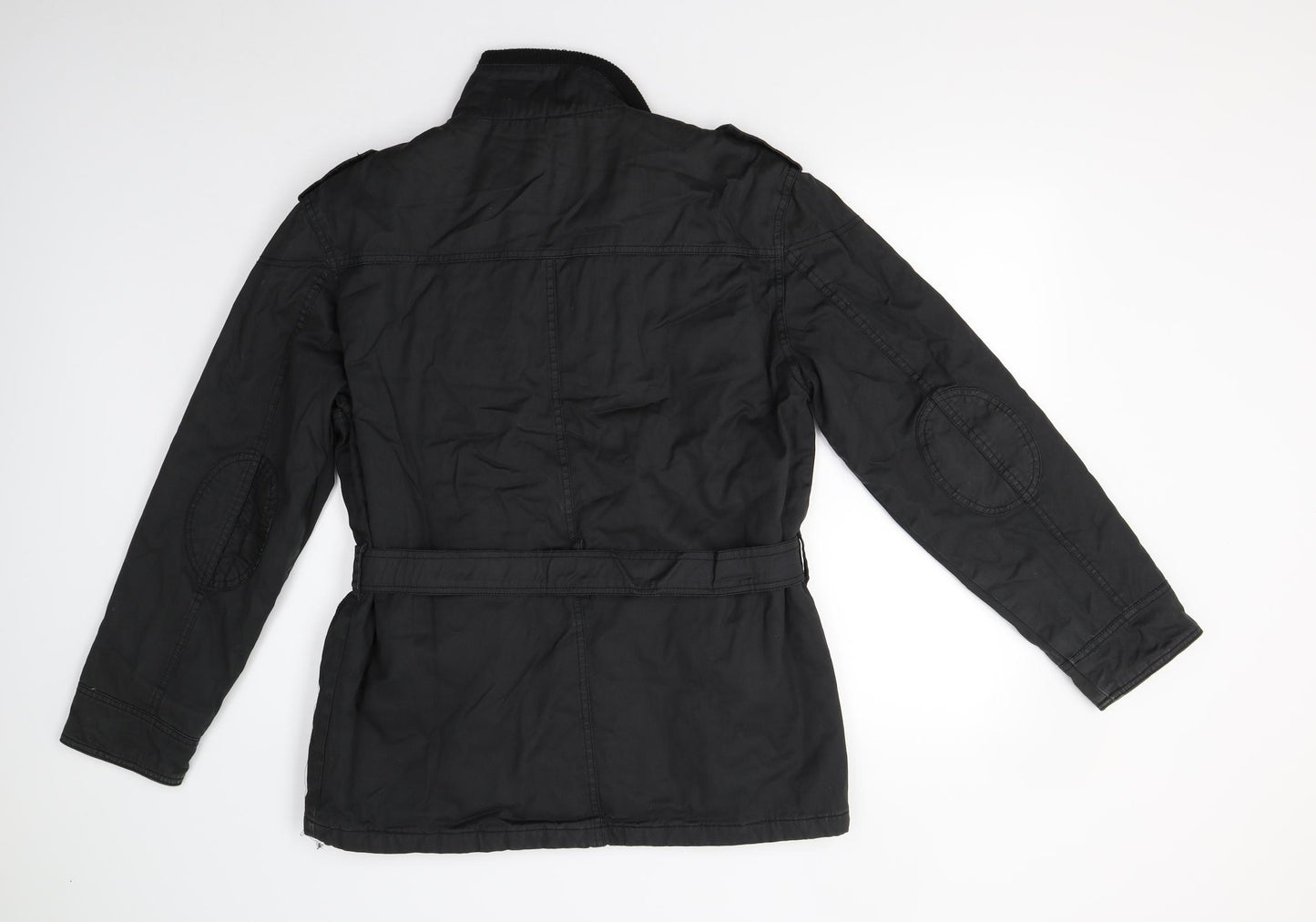 Matalan Mens Black   Overcoat Coat Size M