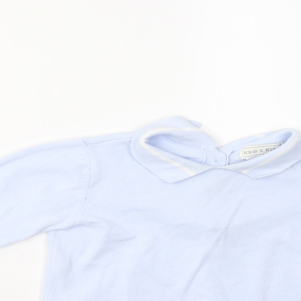 Kris X Kids Baby Blue   Pullover Jumper Size 18-24 Months