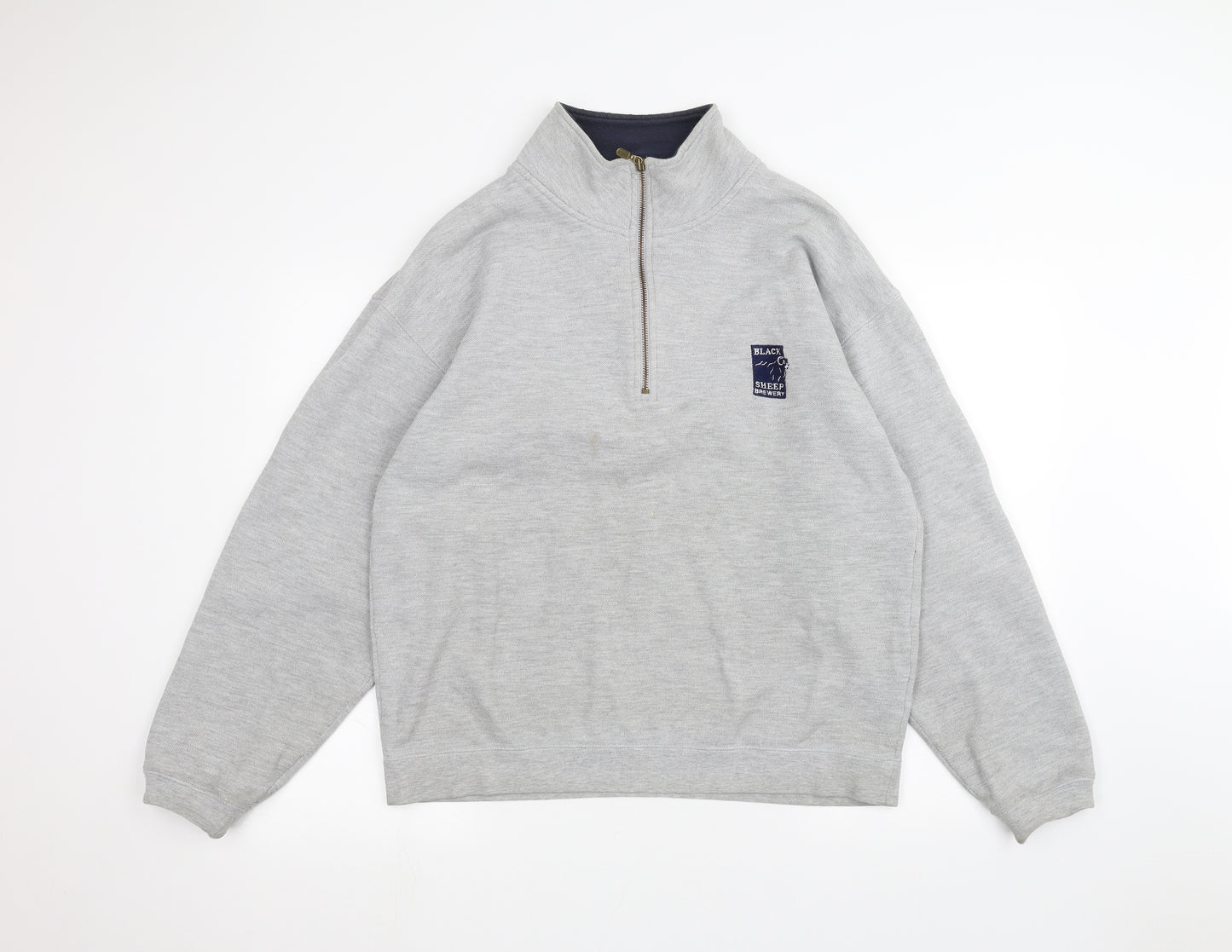 JERZEES Mens Grey   Pullover Jumper Size L