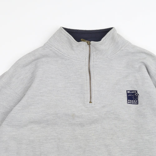 JERZEES Mens Grey   Pullover Jumper Size L