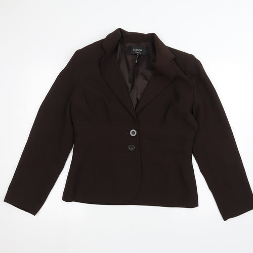 Papaya Womens Brown   Jacket  Size 14