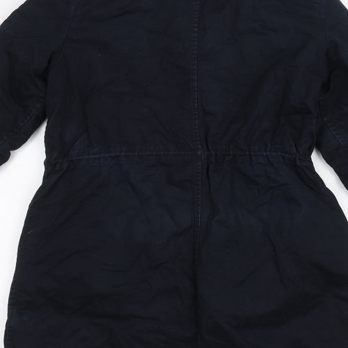 H&M Womens Blue   Overcoat Coat Size 6