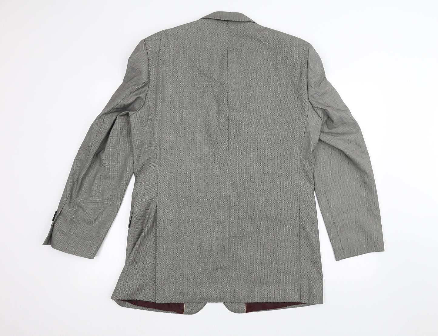chester Mens Grey   Jacket Suit Jacket Size 40