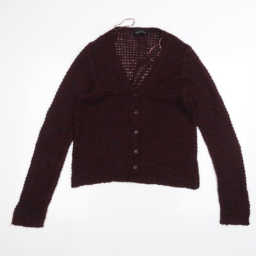 Dorothy Perkins Womens Red   Jacket Coatigan Size 14