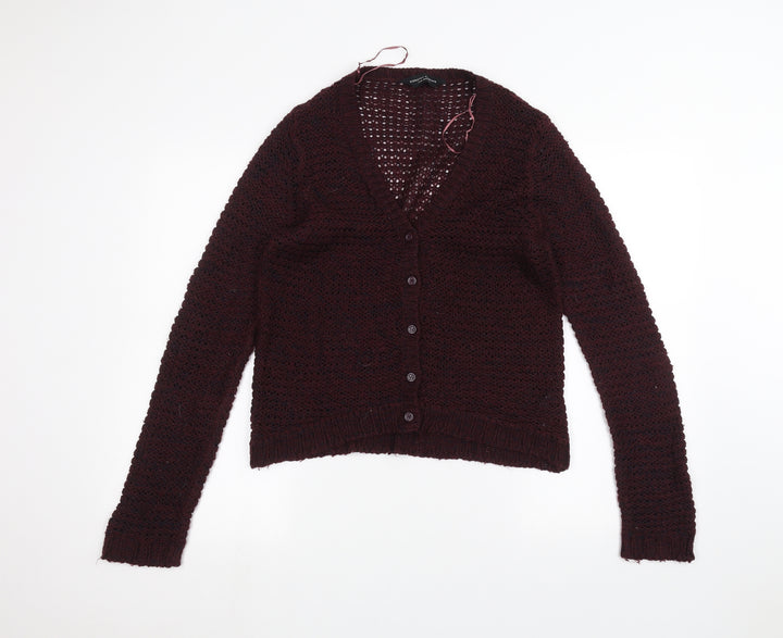 Dorothy Perkins Womens Red Jacket Coatigan Size 14