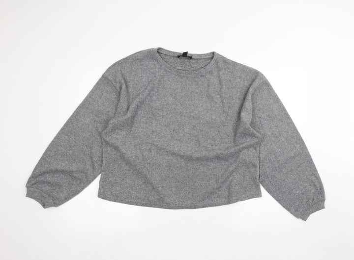 New Look Womens Grey   Pullover Jumper Size L