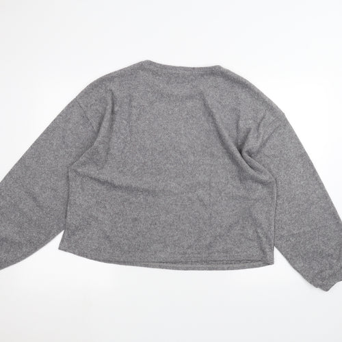 New Look Womens Grey   Pullover Jumper Size L