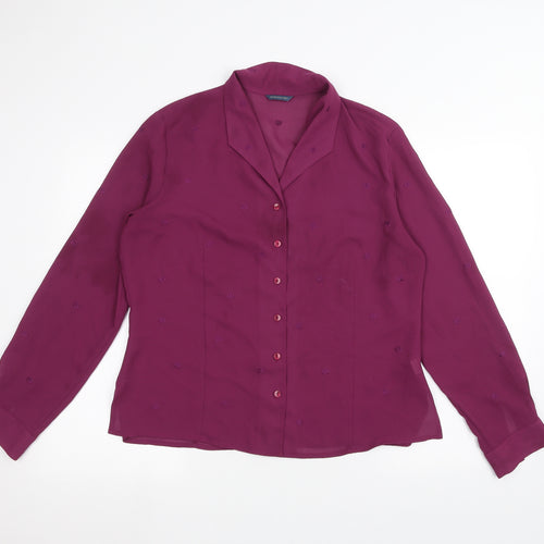 Debinhams Womens Purple   Cardigan Jumper Size 16