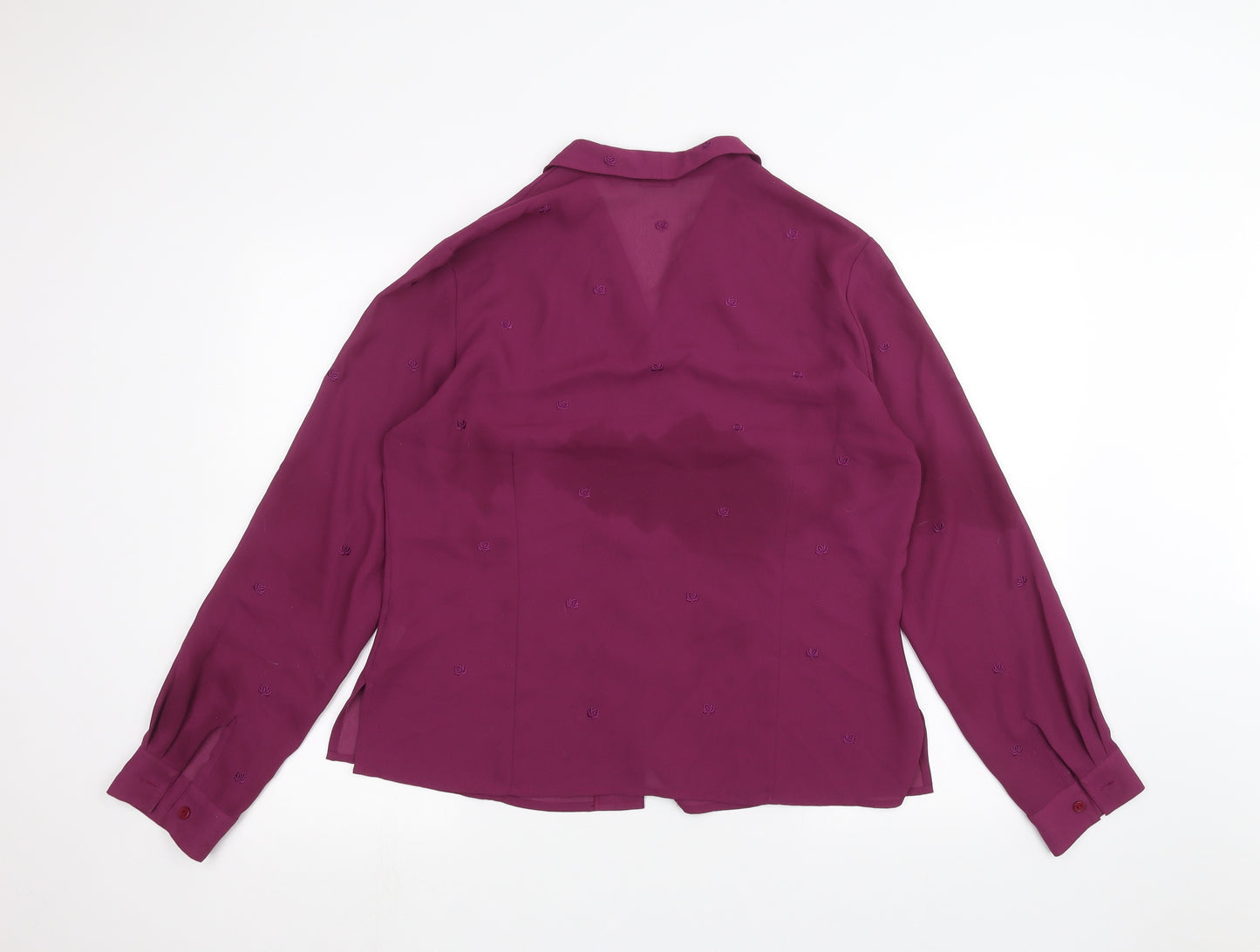 Debinhams Womens Purple   Cardigan Jumper Size 16